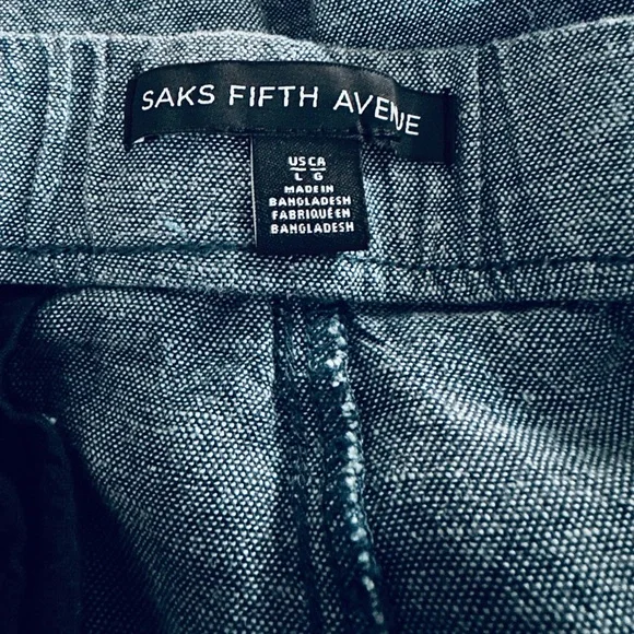 Saks Fifth Avenue Linen Blend Pants